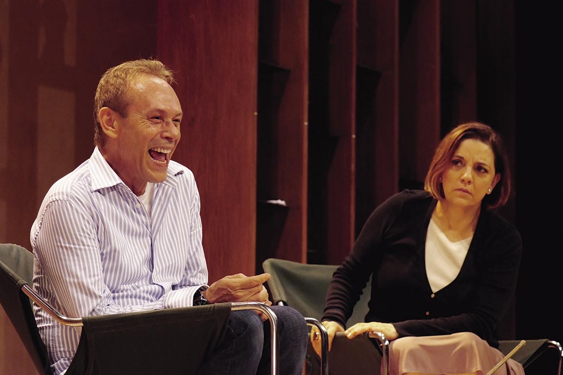 A Cabra Atores José Wilker e Denise Del Vecchio