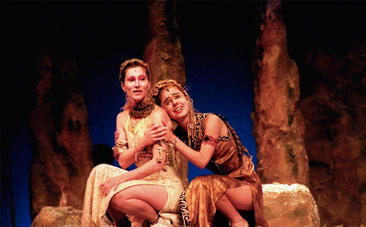 1997 Tristão e Isolda Atrizes Beth Goulart e Susana Ribeiro